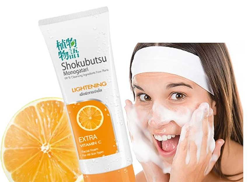 Shokubutsu Lightening Facial Foam - 100ml (Thailand)