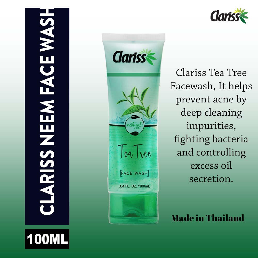 Clariss Tea Tree Face Wash - 100ml (Thailand)
