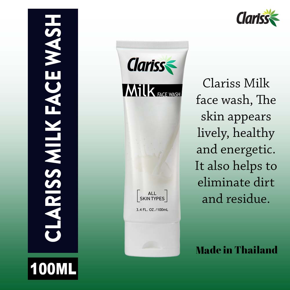 Clariss Milk Face Wash - 100ml (Thailand)