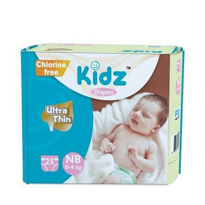 Kidz Baby Diaper Belts Style (0-4Kg) - NB 25pcs