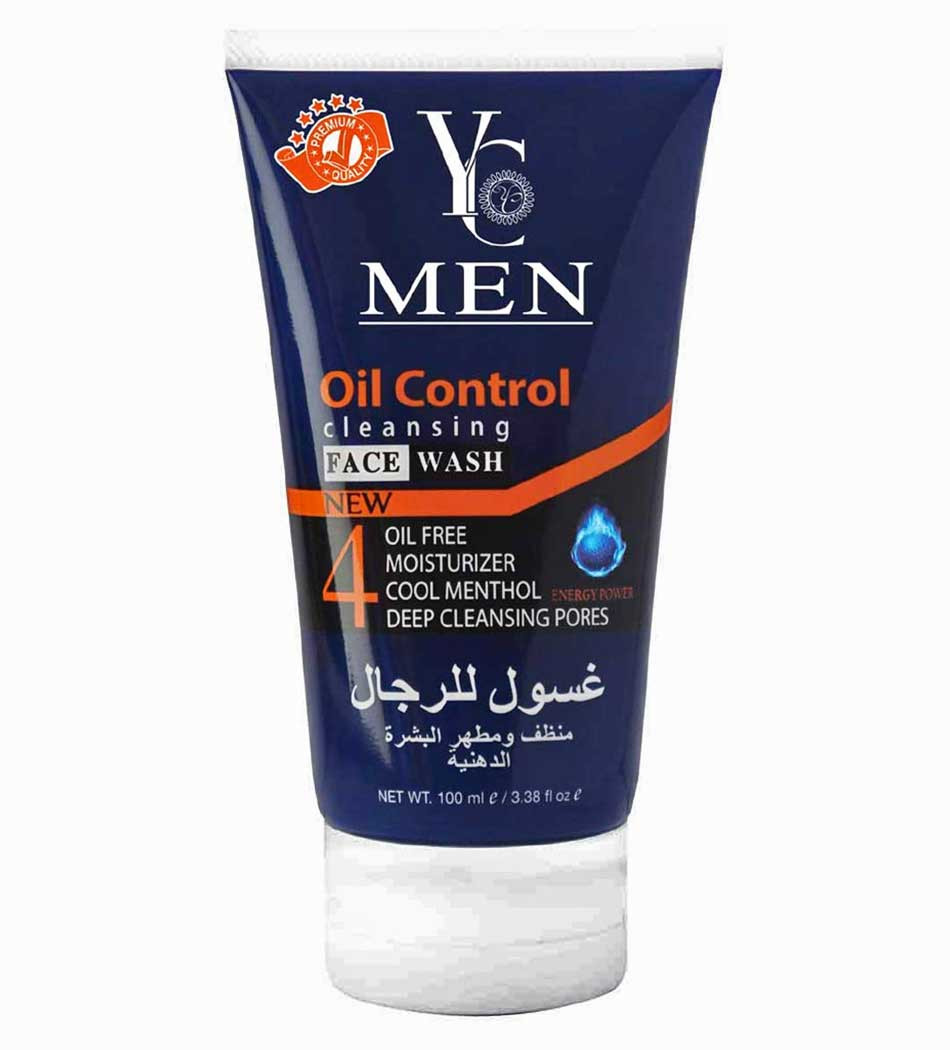 YC Men Oil Control Cleansing Face Wash - 100ml (Thailand)