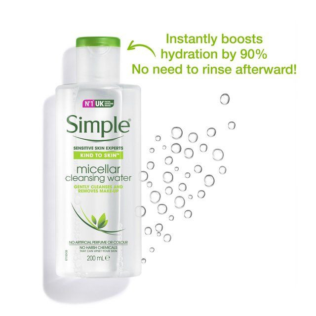 Simple Micellar Cleansing Water - 200ml (B1G1)