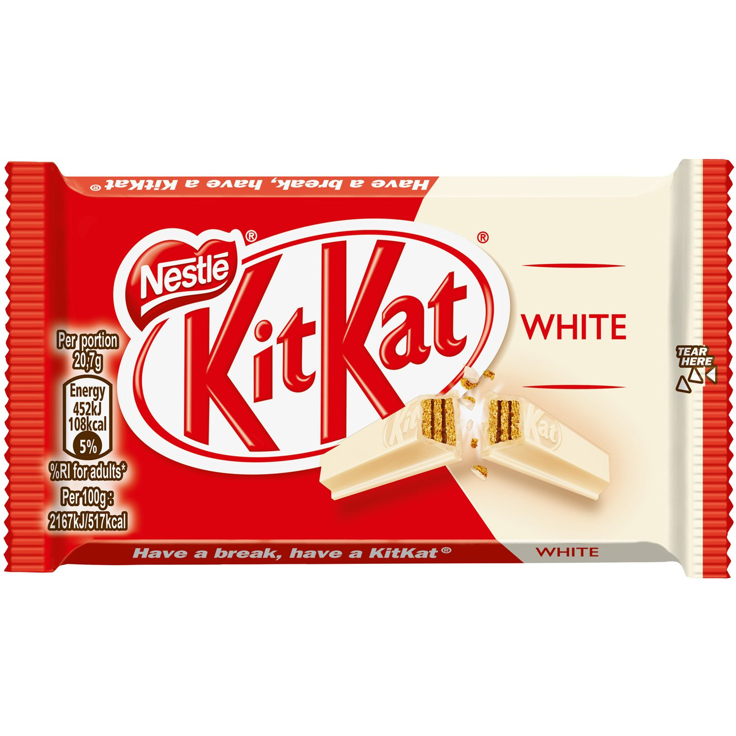 Nestle Kitkat White Chocolate - 41.5g (Imported from UK)