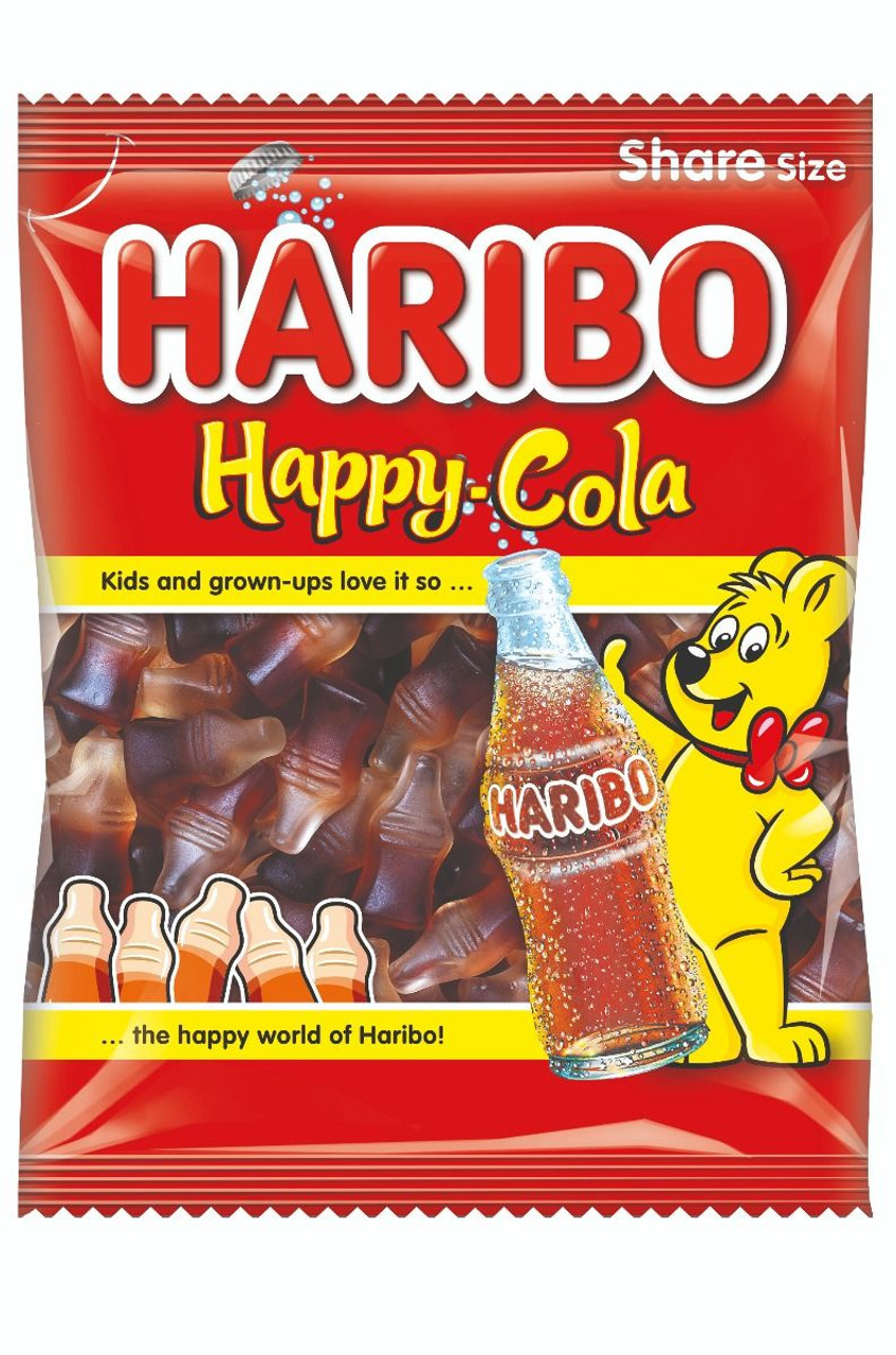 Haribo Happy Cola Jelly Sweets Candy - 160g (Imported From UK)
