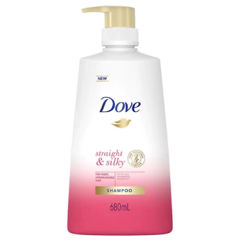 Dove Straight & Silky Shampoo 680ml - (Thailand)
