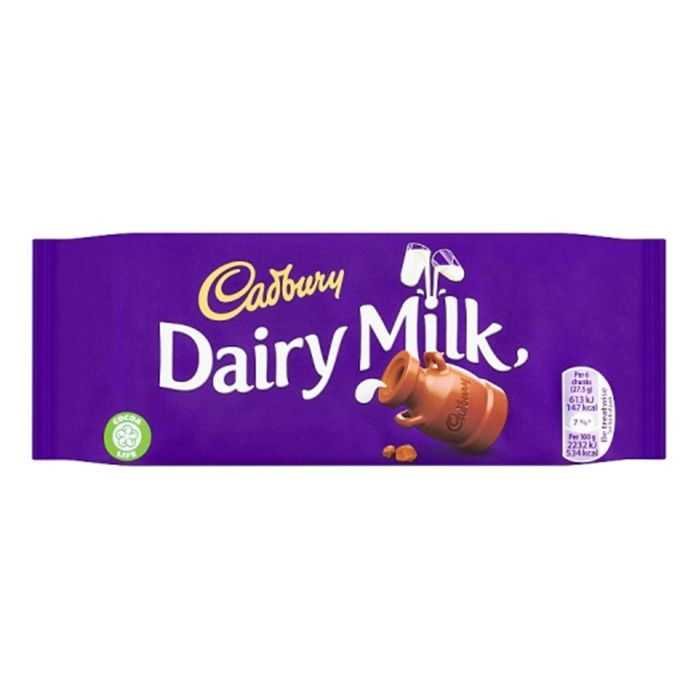 Cadbury Dairy Milk Chocolate - 110g (Imported from UK)