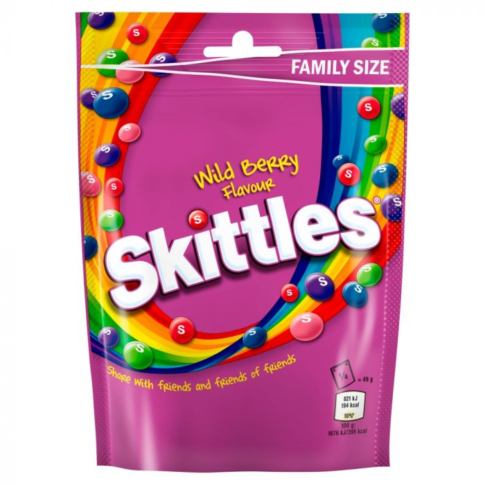 Skittles Wild Berry Flavour - 152g (Imported from U.K)