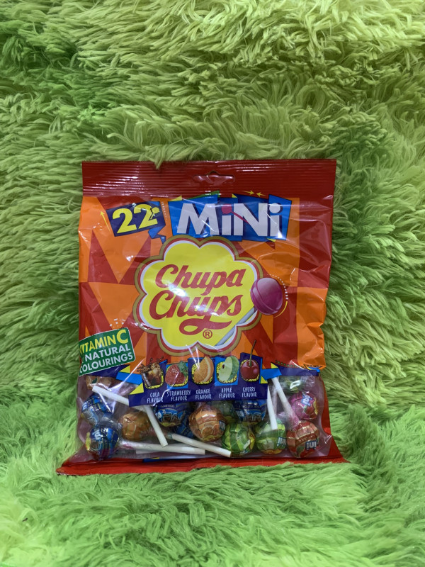 Chupa Chups Mini Bag Vitamin C & Natural Chocolate 22 - 132g (Imported from UK)