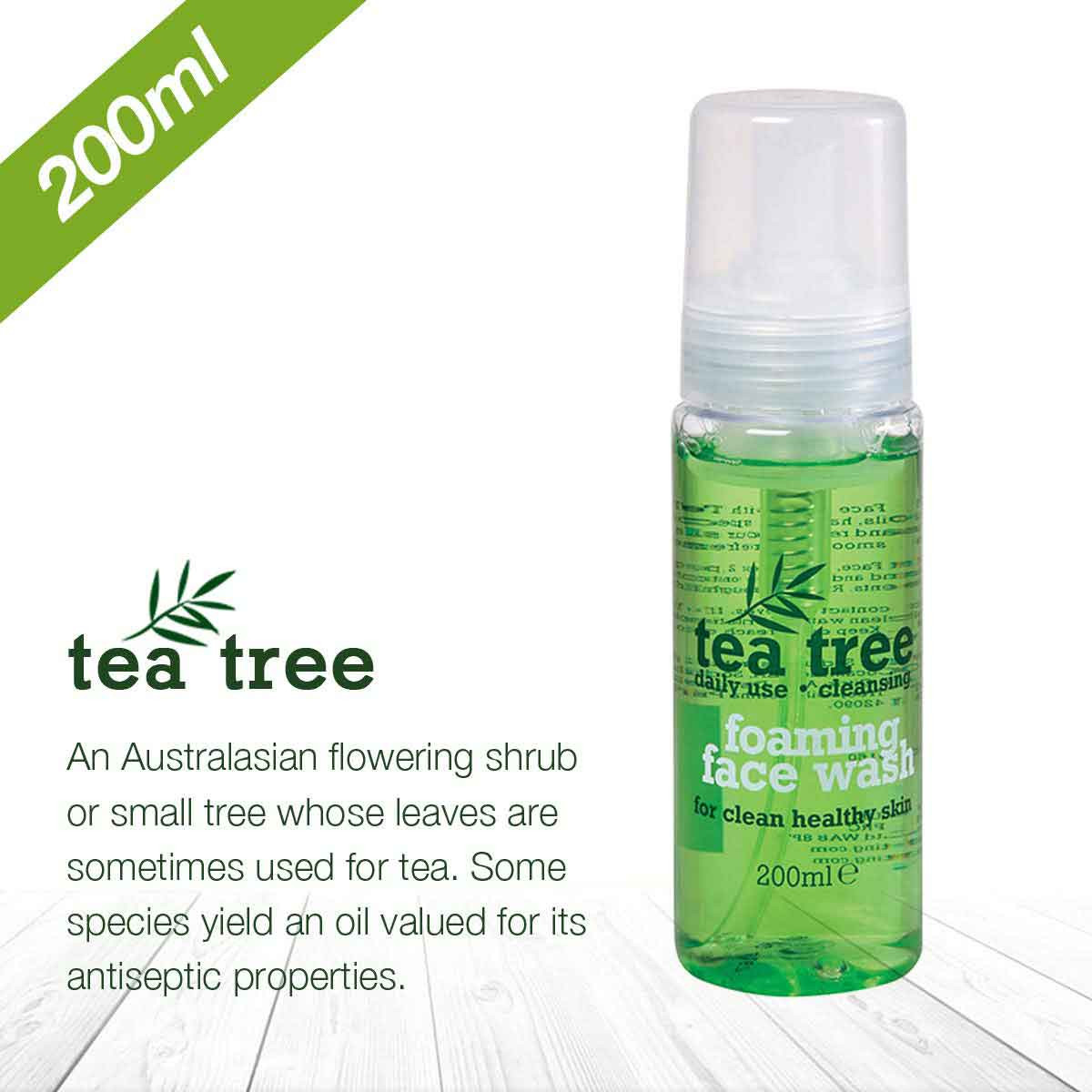 Tea Tree Foaming Face Wash - 200ml (U.K)