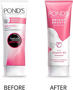 Ponds Bright Beauty Spot less Fairness Face Wash - 50g (India)