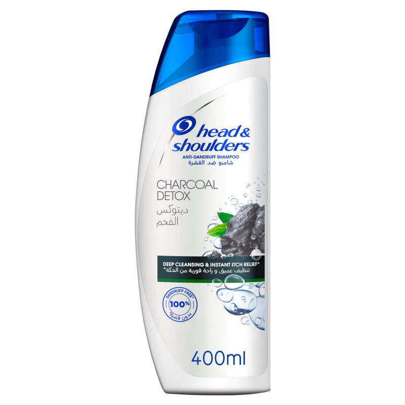 Head & Shoulders Charcoal Detox Shampoo - 400ml (Saudi Arabia)