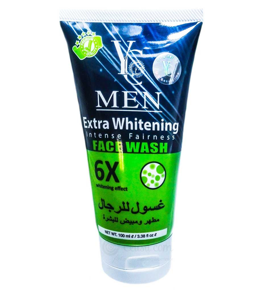 YC Men Extra Whitening Intense Fairness Face Wash - 100ml (Thailand)