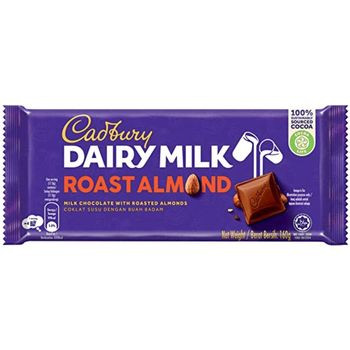 Cadbury Dairy Milk Roast Almond Chocolate - 160g