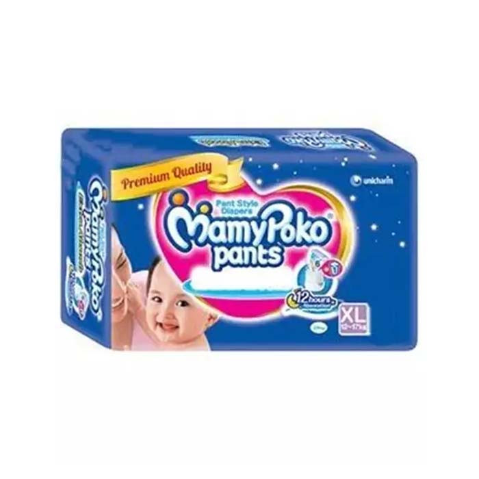 Mamypoko Pants Baby Diaper (12-17Kg) XL240 Pants (2px120)
