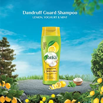 Vatika Dandruff Guard Lemon and Yoghurt Shampoo - 400ml (UAE)