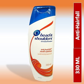 Head & Shoulders Anti-Hairfall Anti-Dandruff Shampoo - 330ml (Thailand)