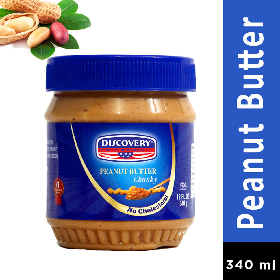 Discovery Peanut Butter Chunky No Cholesterol - 340g