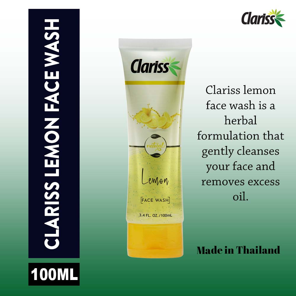 Clariss Lemon Face Wash - 100ml (Thailand)