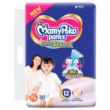 Mamypoko Pants Baby Diaper Extra Absorb (12-17Kg) XL48