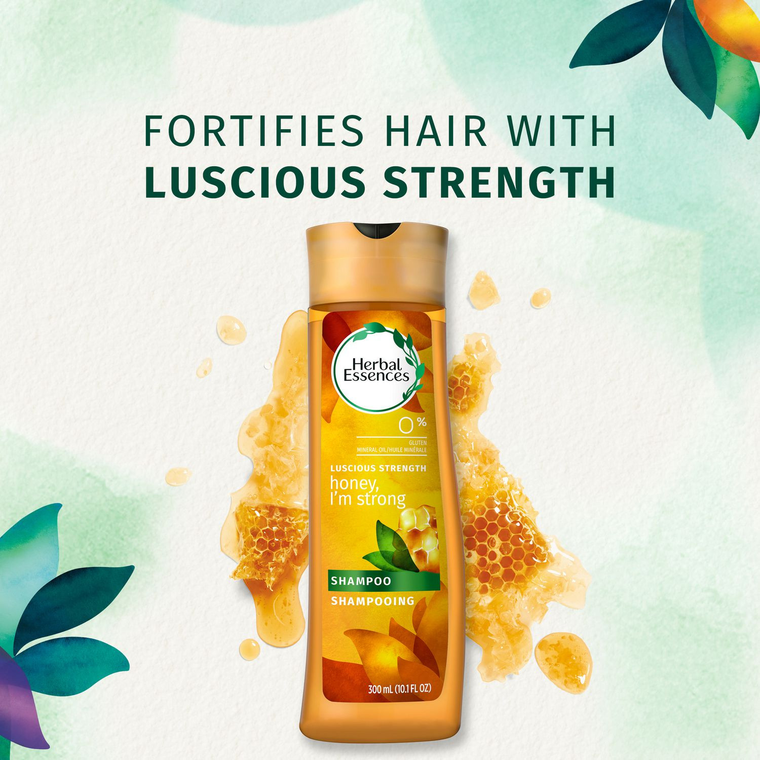 Herbal Essence Shampoo Bee Strong With Honey - 400ml (Saudi Arabia)