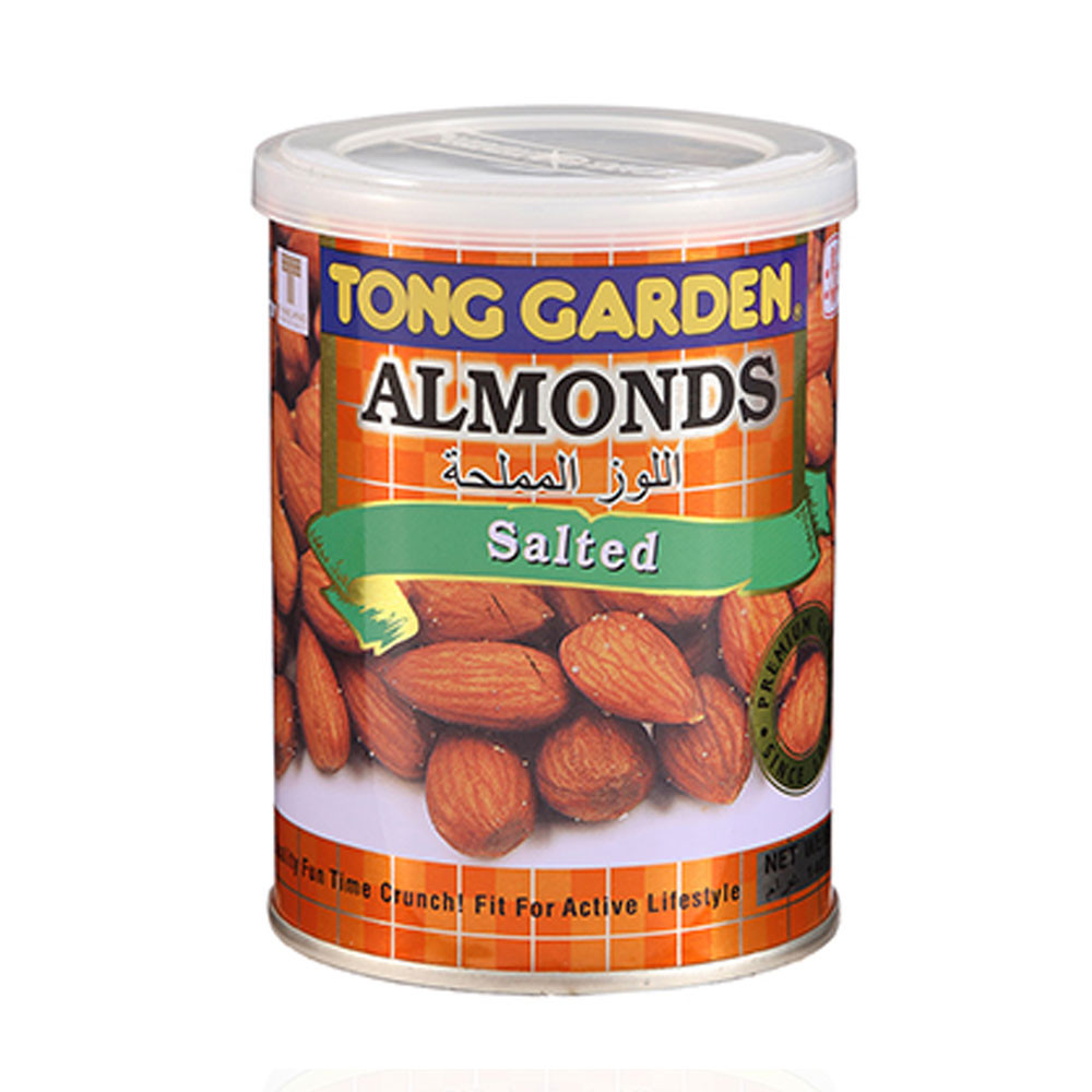 Tong Garden Salted Almonds Tin - 140g