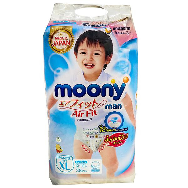 Moonyman Air Fit Pants Diaper For Boys (12-17kg) - XL38