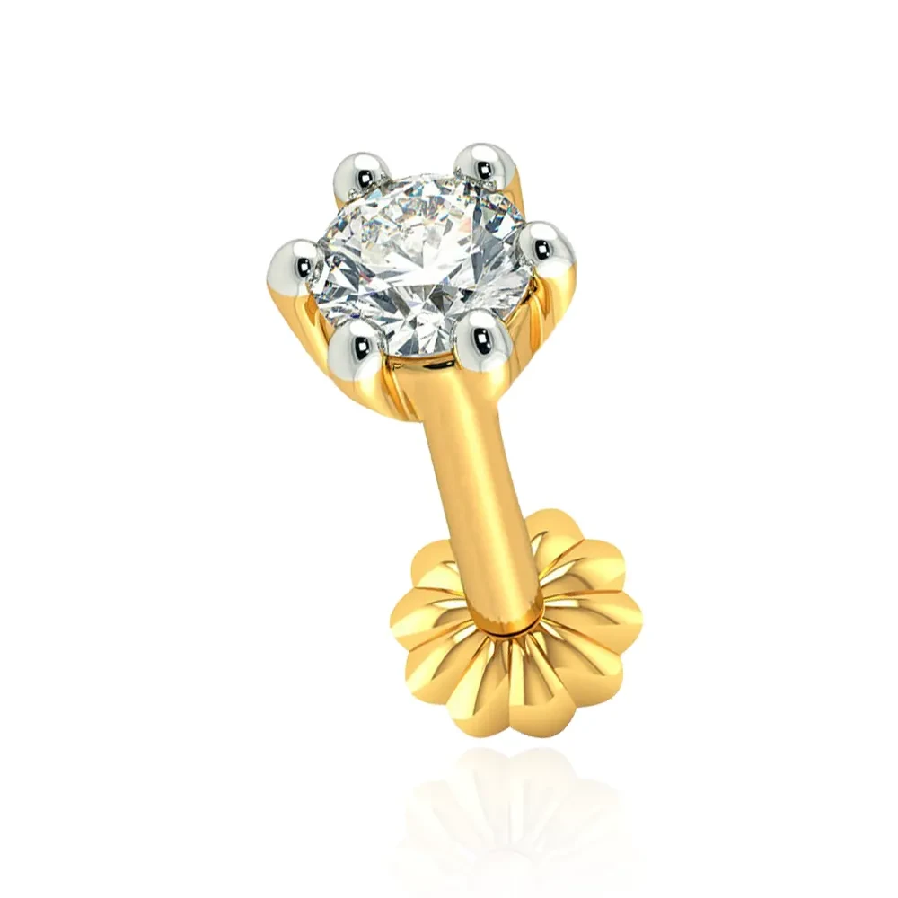 Diamond nosepin 1 stone Design