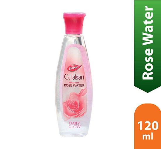 Dabur Gulabari Premium Rose Water Daily Glow - 120ml (India)