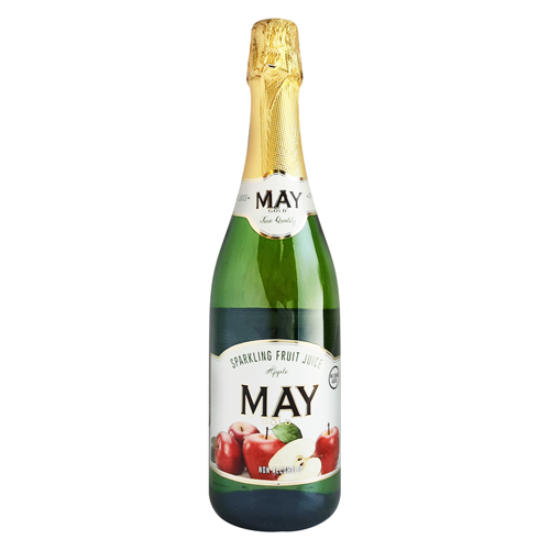 May Gold Sparkling Fruit Juice White Grape Flavour 750ml