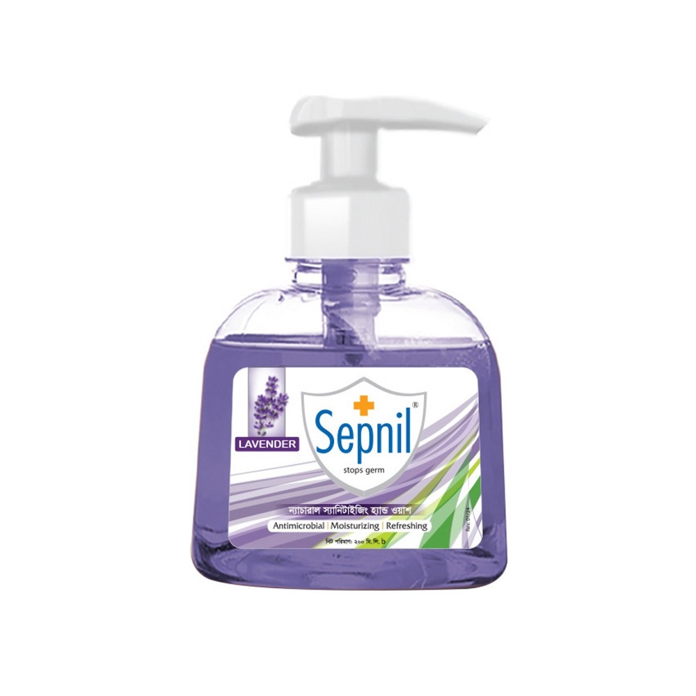 Sepnil Natural Sanitizing Handwash (Lavender) - 200 ml