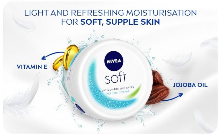 Nivea Soft Light Moisturiser Cream - 100ml India