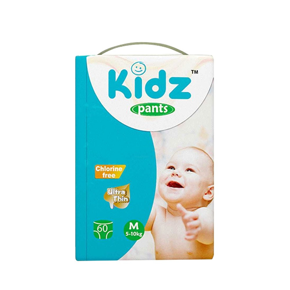 Kidz Baby Diaper Pants Style (5-10Kg) - M 60pcs