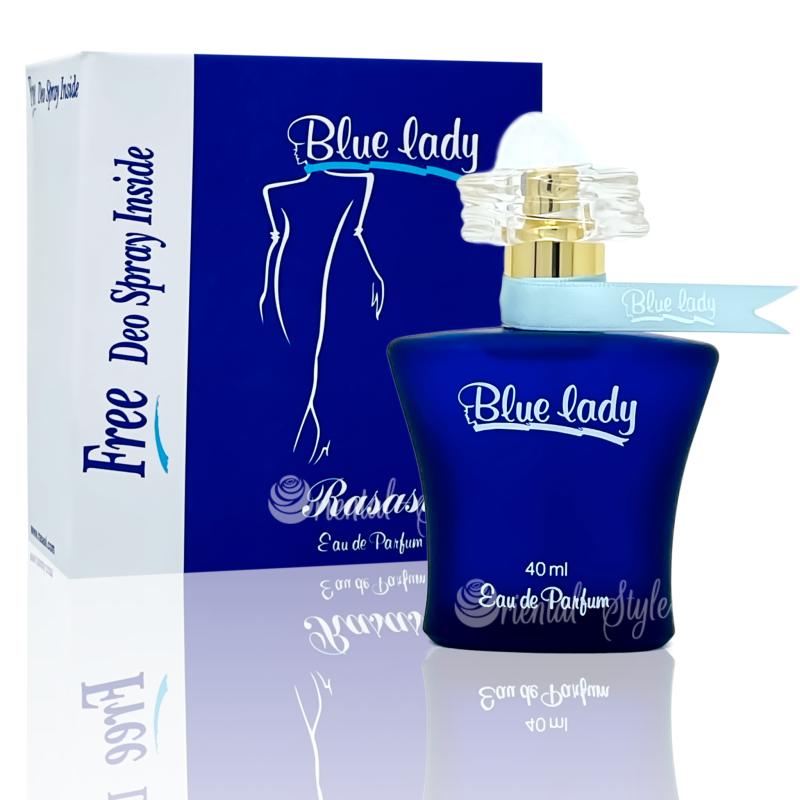 Rasasi Blue Lady Perfume EDP with Free Deo Spray 40ml