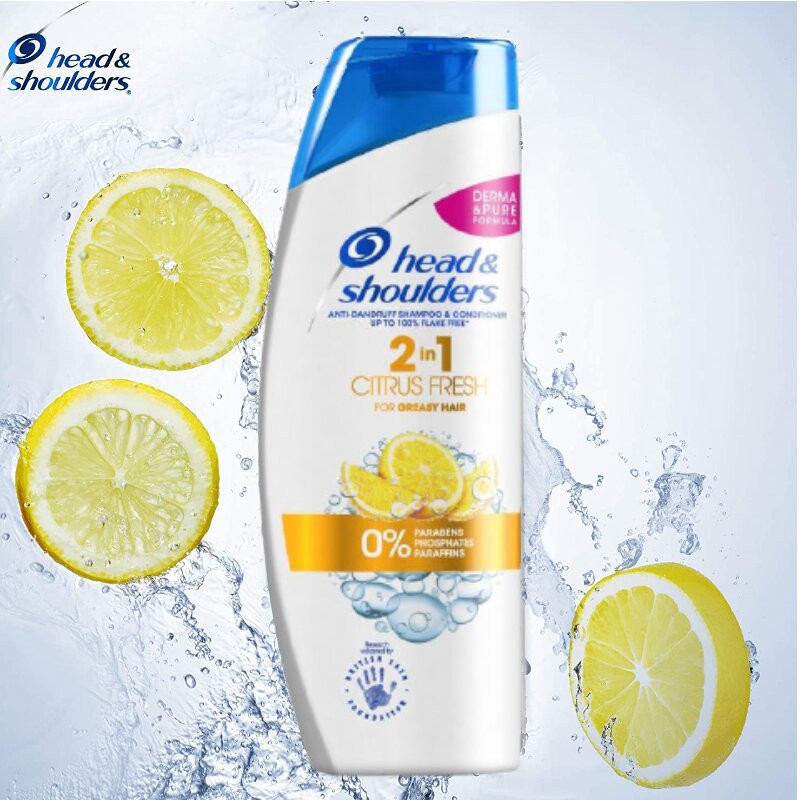 Head & Shoulders 2 in 1 Citrus Fresh Shampoo - 450ml