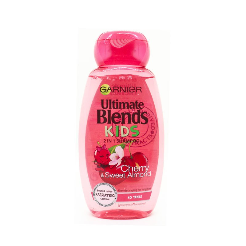 Garnier Ultimate Blends Kids Shampoo 2in1 Cherry & Sweet Almond - 250ml (Poland)