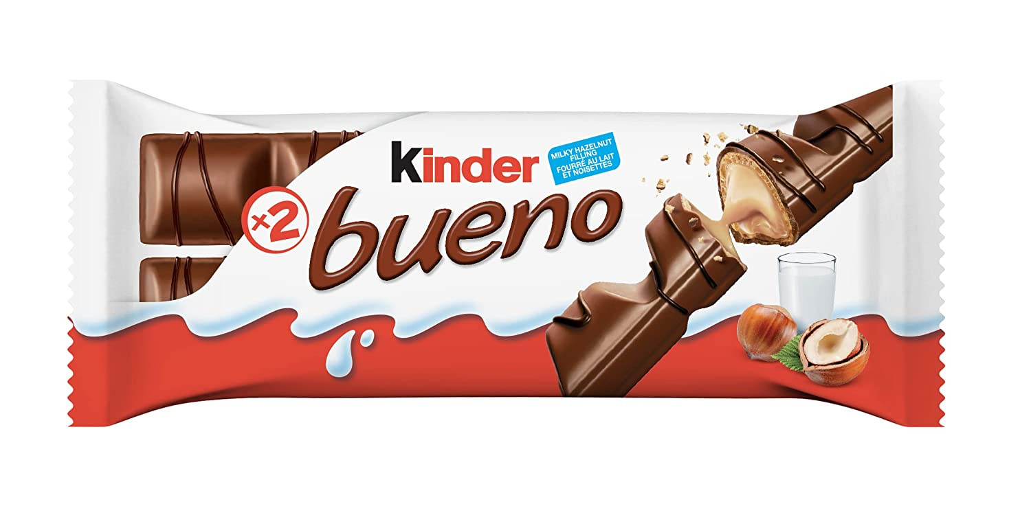 Kinder Bueno Chocolate - 43g (Imported from UK)