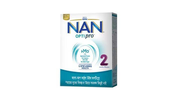 Nestle NAN Optipro 2 Infant Formula Baby Milk Powder (6m-12m) - 350g (BD)