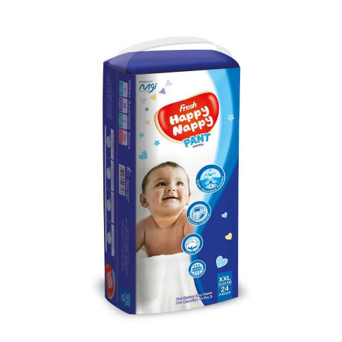 Fresh Happy Nappy Pants Baby Diaper (12-25Kg) - XXL 24pcs