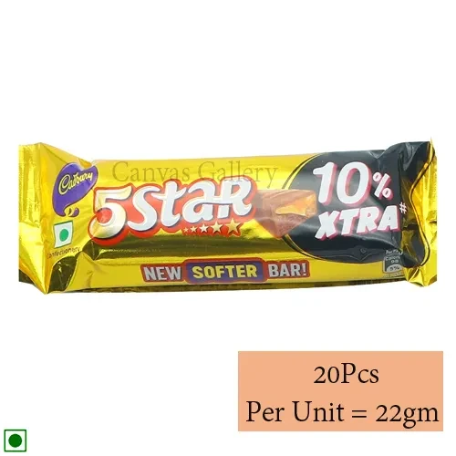 5 Star Chocolate Bar 22g*(20Pcs)