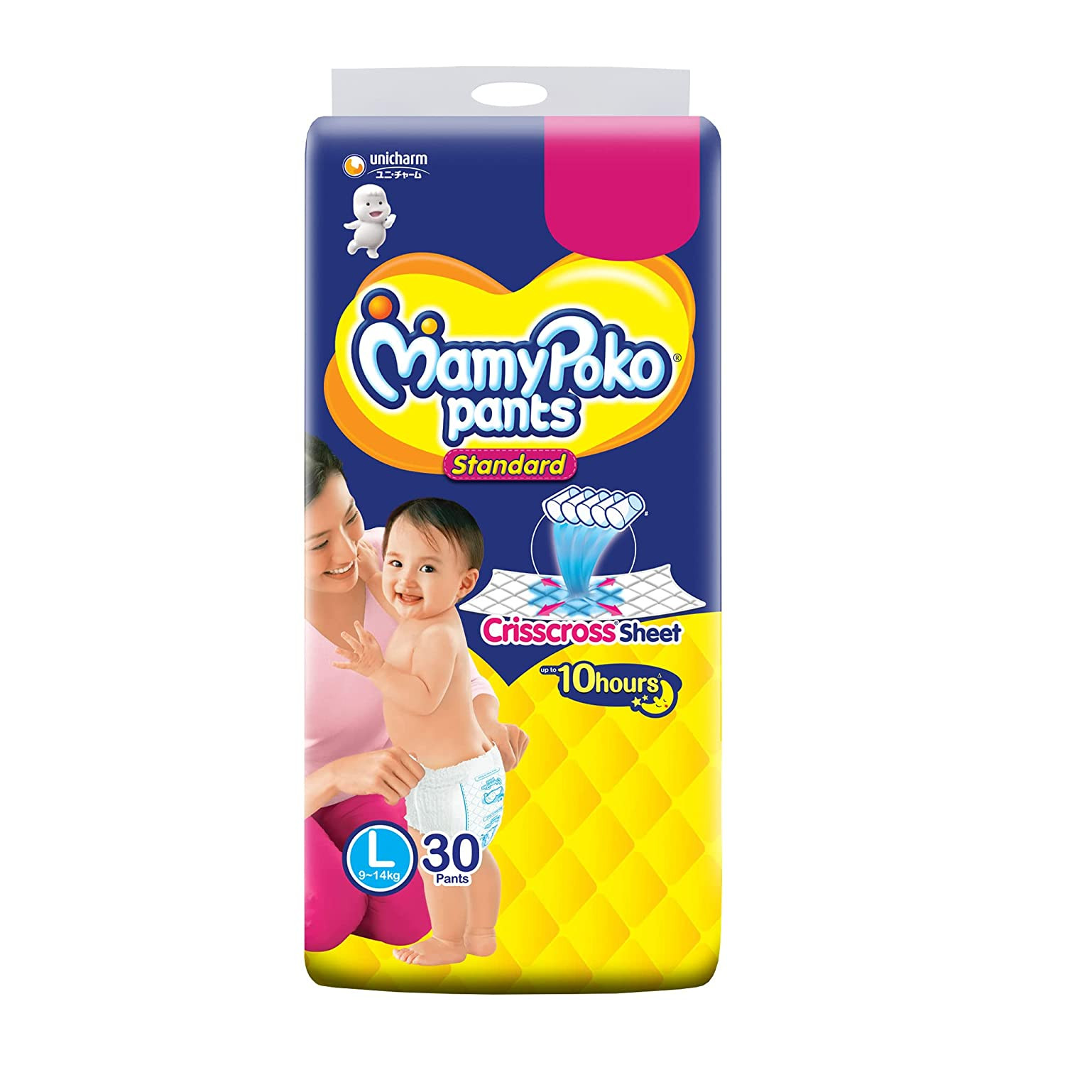 MamyPoko Pants Baby Diaper Standard (9-14Kg) - L30