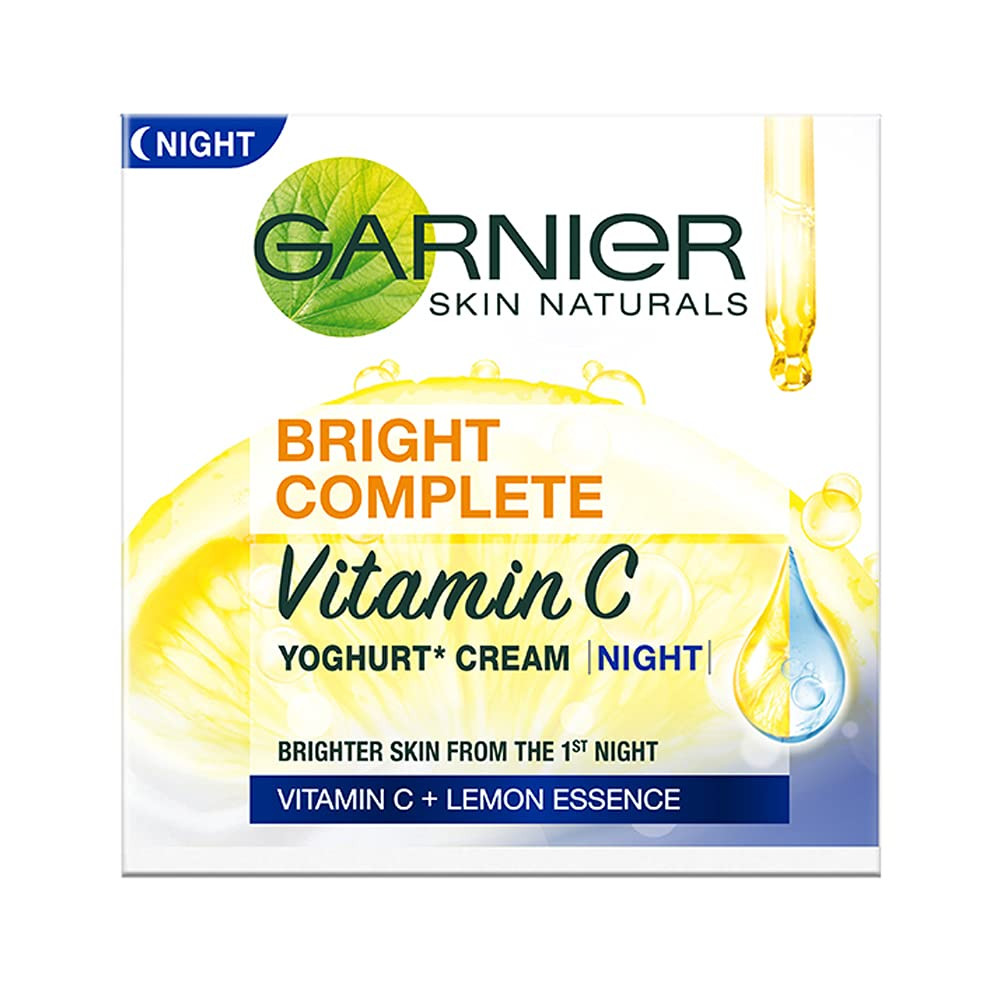 Garnier Bright Complete Vitamin C Night Cream - 30g (India)