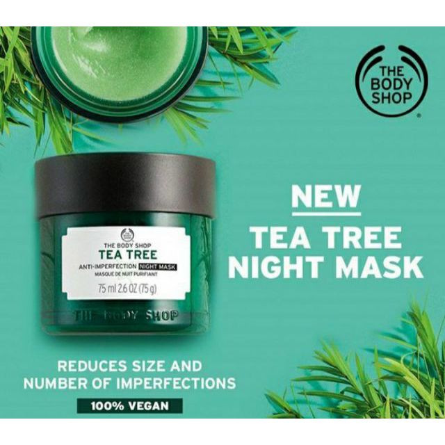 The Body Shop Tea Tree Anti-Imperfection Night Face Mask 75g (U.K)