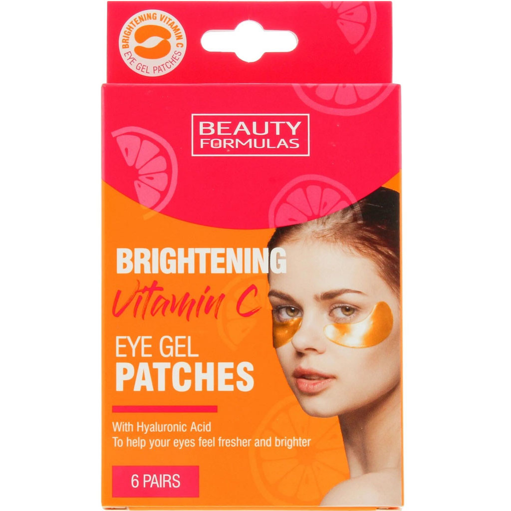 Beauty Formulas Brightening Vitamin C Eye Gel Patches - 6Pairs