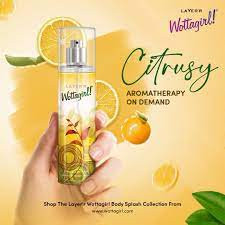 Layer'r Wottagirl Fresh Citrus Body Spray Splash - 135ml (India)