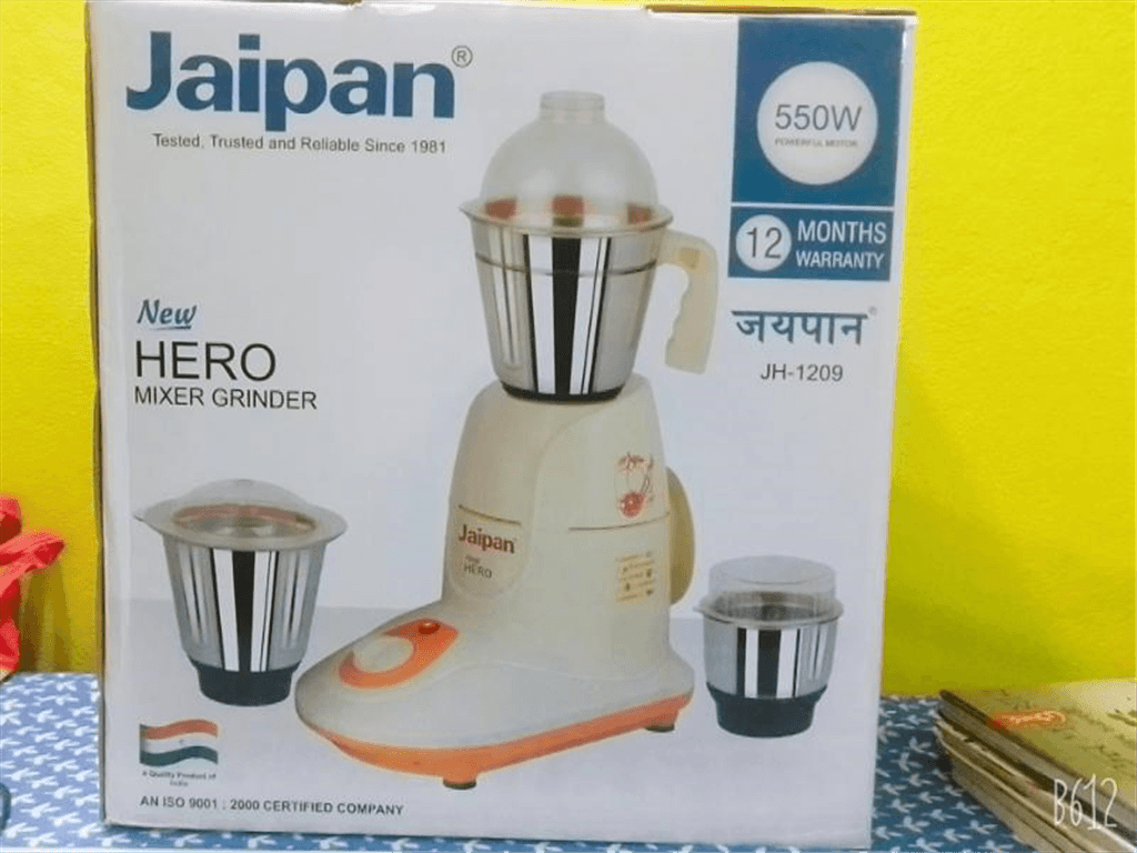 Jaipan JH-1209 Hero Mixer Grinder/ Blender