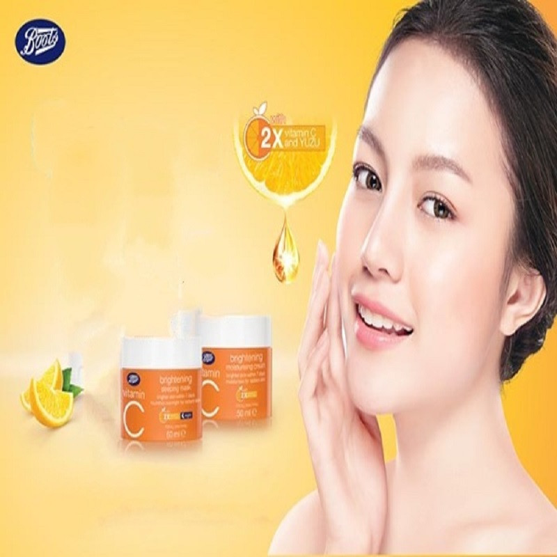 Boots Vitamin C Brightening Sleeping Mask 50ml (Thailand)