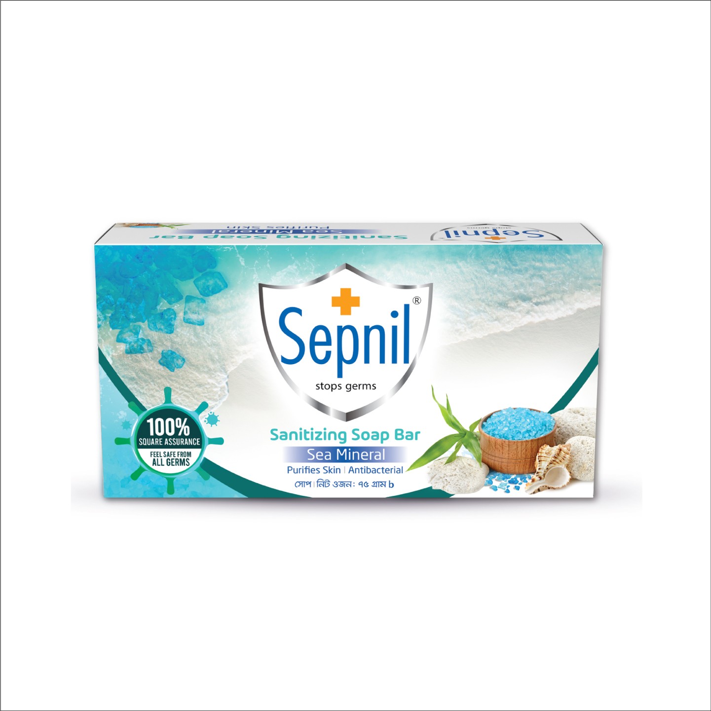 Sepnil Sanitizing Soap (Sea Mineral) - 100gm