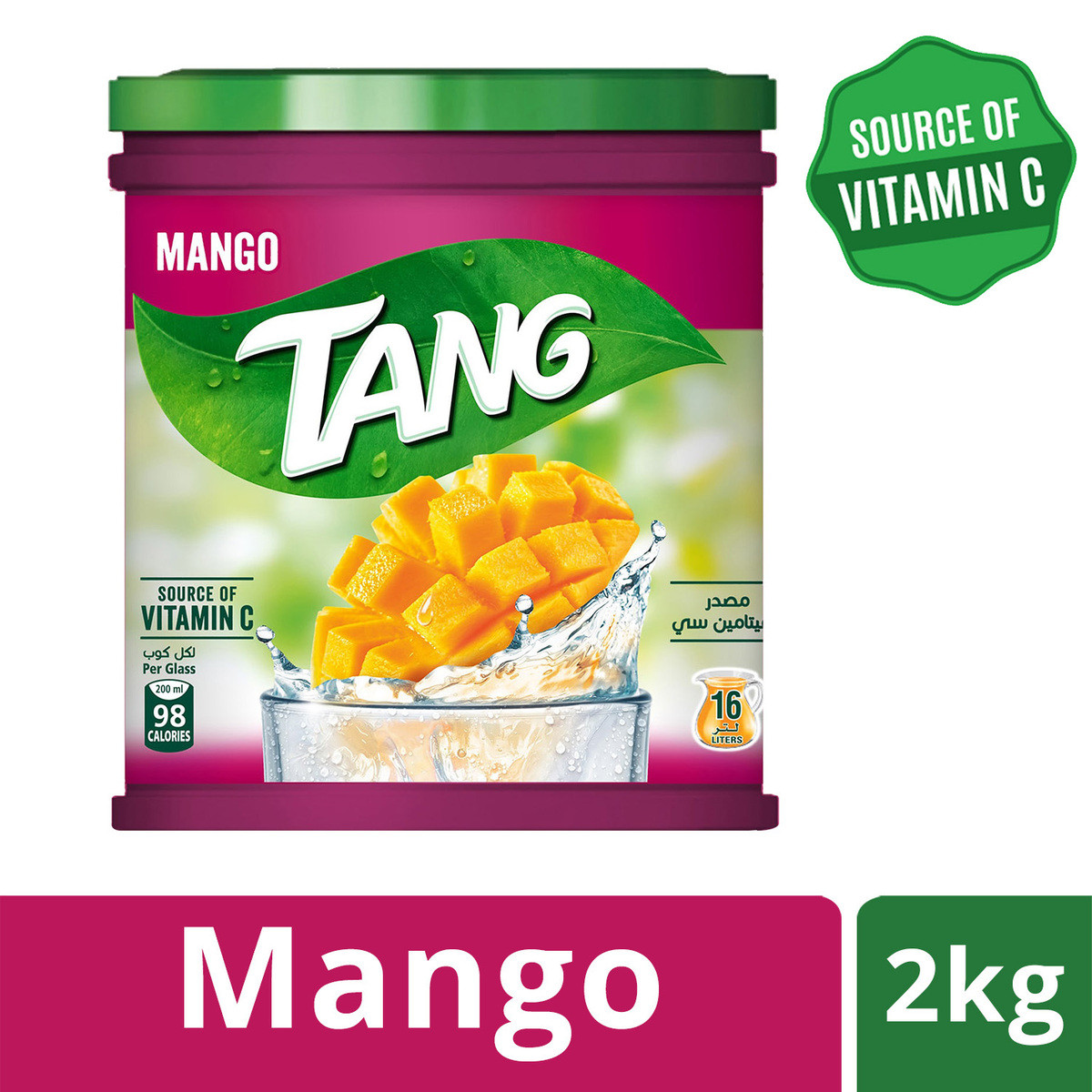 TANG Instant Drink Powder Mango Flavour - 2kg