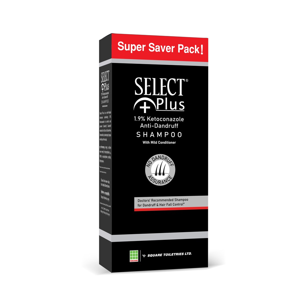 Select Plus Anti-dandruff Shampoo  Size: 200ml