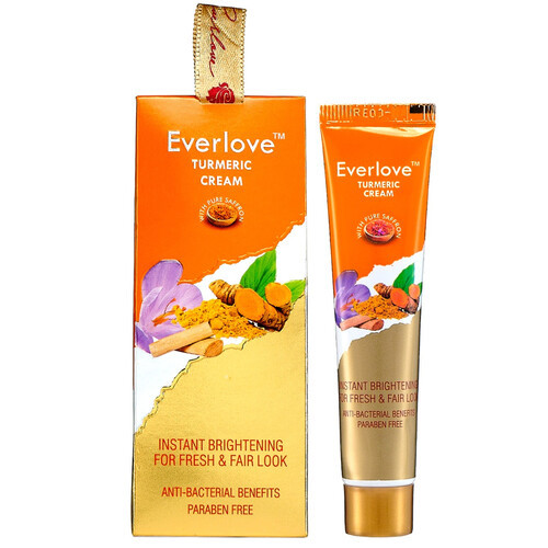 Everlove Turmeric Cream Instant Brightening For Fresh & Fair Look - 30g (India)